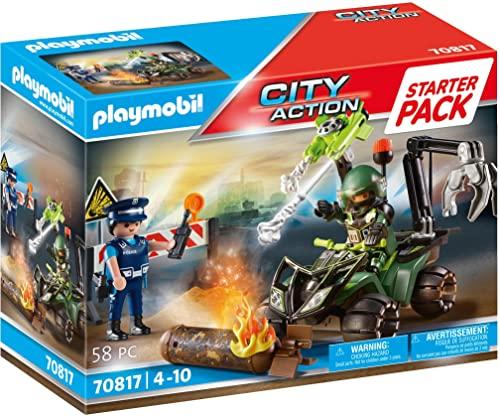 PLAYMOBIL City Action 70817 Starter Pack Polizia: Artificieri in azione, dai 4 anni