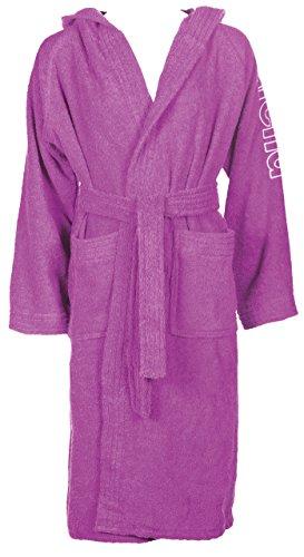 Arena Zeppelin Plux Jr, Accappatoio Unisex Bambini, Rosa (Fresia/White), 10-11 anni