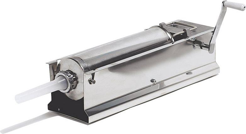 Insaccatrice per Salumi Manuale Macchina per Salsiccia 3 Kg 2 Velocità in Acciaio Inox - 00175