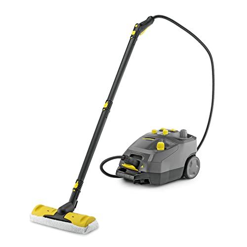 Karcher 1.092-104.0 SG 4/4 Pulitore Compatto con Pressione del Vapore di 4 Bar per Una Pulizia Ottima e Una Disinfezione Senza Prodotti Chimici, Grigio