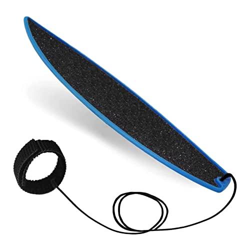 ANFUTON Finger Surfboard,Rad Fingerboard Toy,Wind and Mini Longboard Bundle con guinzaglio per le dita nastro adesivo per adulti e bambini regalo blu, 1 pezzo 