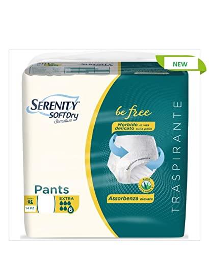 Pannolone A Mutandina Per Incontinenza Slip Traspirante Serenity Soft Dry Slip Pull Up Taglia Medium 8X14 14 Pezzi 37211