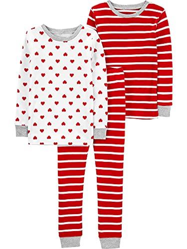 Visita lo Store di Simple Joys by CartersSimple Joys by Carter's 3-Piece Snug-Fit Cotton Pajama Set Set Pigiama Neonati Ragazzi 