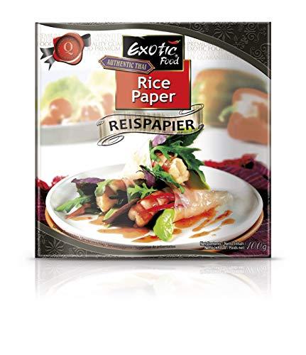 Arnaboldi Fogli di Riso per Involtini Primavera al Forno, Rice Paper per Involtino Thai [4 Confezioni da 100g, Totale 400g]