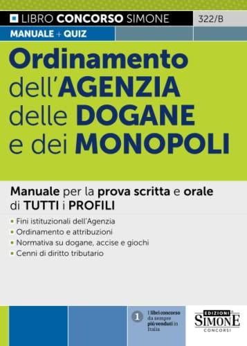 Ordinamento dell’Agenzia delle Dogane e dei Monopoli