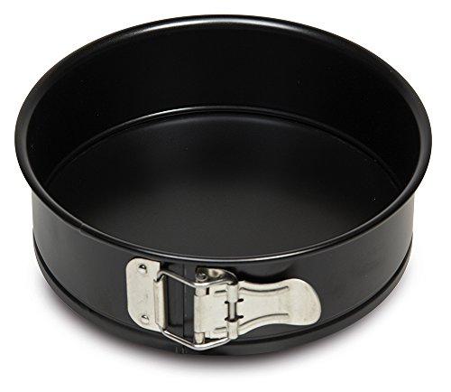 Guardini Gardenia, Tortiera apribile 1 fondo 20cm, Acciaio con rivestimento antiaderente, Colore nero