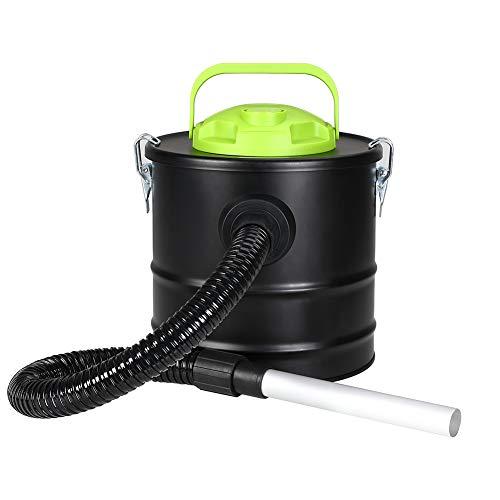 Bakaji Aspiracenere Professionale Aspirapolvere Aspira Cenere con Funzione Soffiatore Filtro Interno Hepa e Tubo Aspirante Flessibile 10 Lt Pulizia Camino Stufa a Pellet e Legna (500W - 10 Litri)