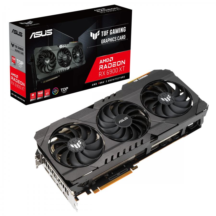 ASUSTEK - Video Cards TUF-RX6900XT-T16G-GAMING RX6900XT HDMI DP 3 16GB D6 850W