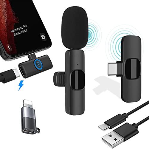 Microfono Lavalier wireless per iPhone e porta di tipo C
