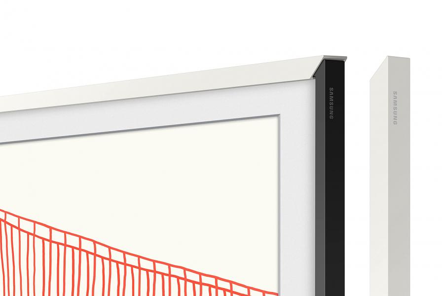 Samsung Cornice The Frame 55'' (VG-SCFA55WTBXC) in bianco moderno [2021]