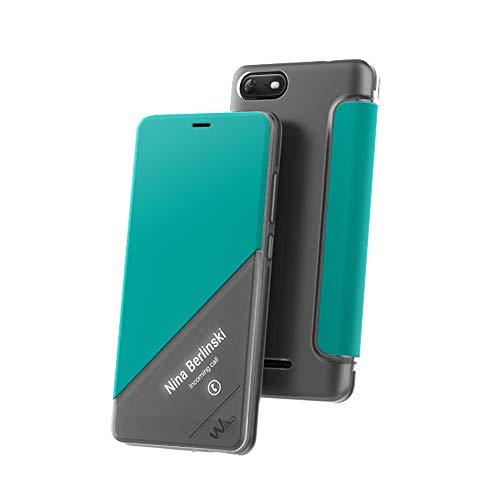 Wiko - Custodia a portafoglio per Tommy 3, colore: Blu