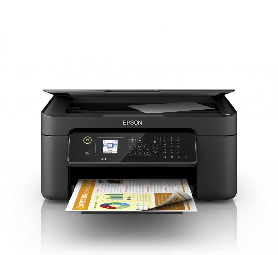 EPSON WorkForce WF-2820DWF stampante Multifunzione A4 (stampa, copia, scansione, Fax) USB, Wi-Fi, Wi-Fi Direct, display LCD 3,7 cm, Epson Smart Panel, fronte/retro