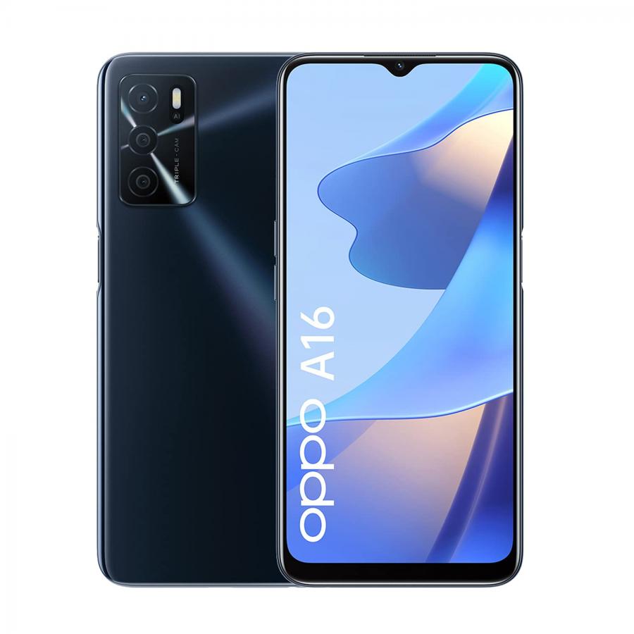 OPPO A16 - Crystal Nero Sbloccato Senza Branding