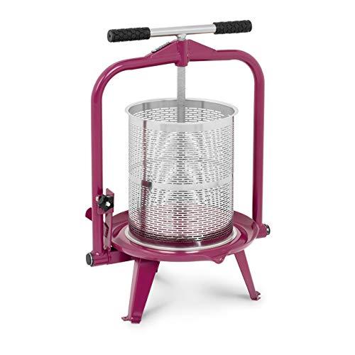 Royal Catering Torchietto Premitutto Manuale Torchio A Vite RCWP-14LM (Acciaio Inox, 14 Litri)