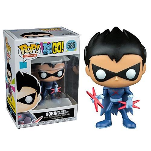 Funko - Figurine Teen Titans Go ! - Robin as Red X Unmasked Exclusive Pop 10cm - 0889698205672