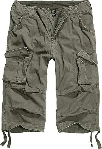 Brandit Urban Leggenda 3/4 Uomo Cargo Pantaloni Corti - Verde, L