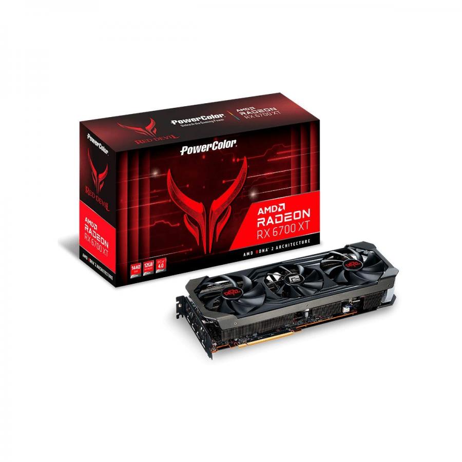 RX 6700XT 12GB Powercolor Red Devil OC, AXRX 6700XT 12GBD6-3DHE/OC