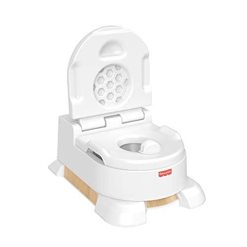 Fisher-Price- Vasino Design 4in1, Diventa Riduttore per WC e Sgabello, Giocattolo per Bambini HBX68