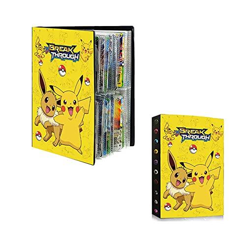 Pokémon Cartella,Porta Carte Pokemon Cards,Porta Carte Pokemon, Album di  archiviazione carte,30 Pagine - Può Contenere Fino a 240 Carte