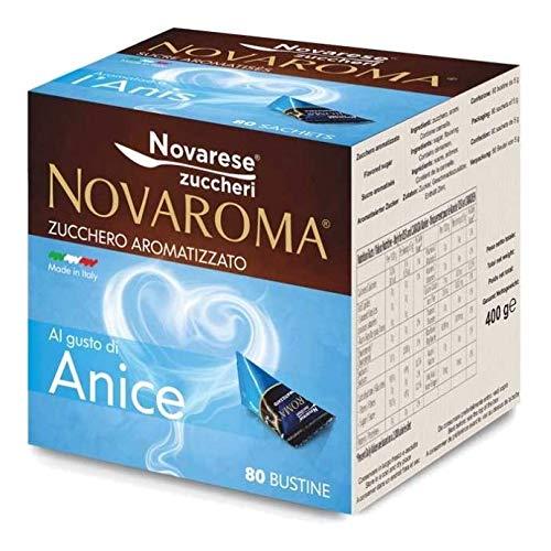 Zucchero Aromatizzato - Aroma Anice - 80 Bustine - Novarese Zuccheri