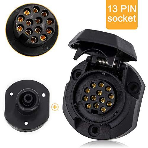 Convertitore 13 A 7 Pin Adattatore Presa Rimorchio 13 A 7 Pin: Convertitore Elettrico Per Barra Traino Di Camion E Caravan Prese Per Rimorchio - Foto 2