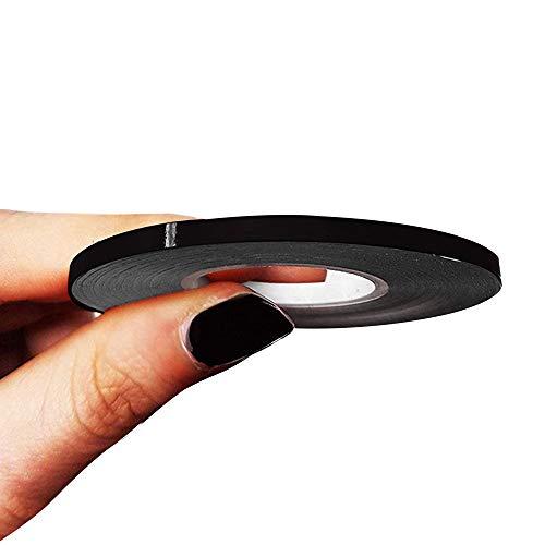 4R Quattroerre.it 10454 Trim Stripes Strisce Adesive per Auto, Nero, 3 mm x 10 mt