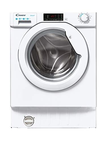 Candy - CBW 27D1E-S - Lavatrice ad integrazione, 7 kg, 1200 rpm, Inverter, 5 programmi veloci, classe D, Bianco