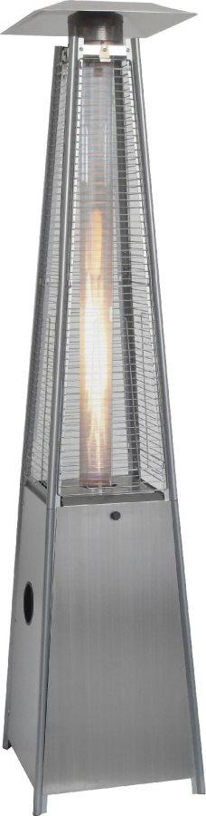 Stufa a Gas Bombola Fungo Riscaldante da Esterno GPL Potenza 13 kW colore Nero - Piramide