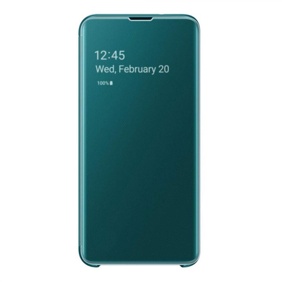 Samsung EF-ZG970CGEGWW Clear View Custodia per S10 E, Verde