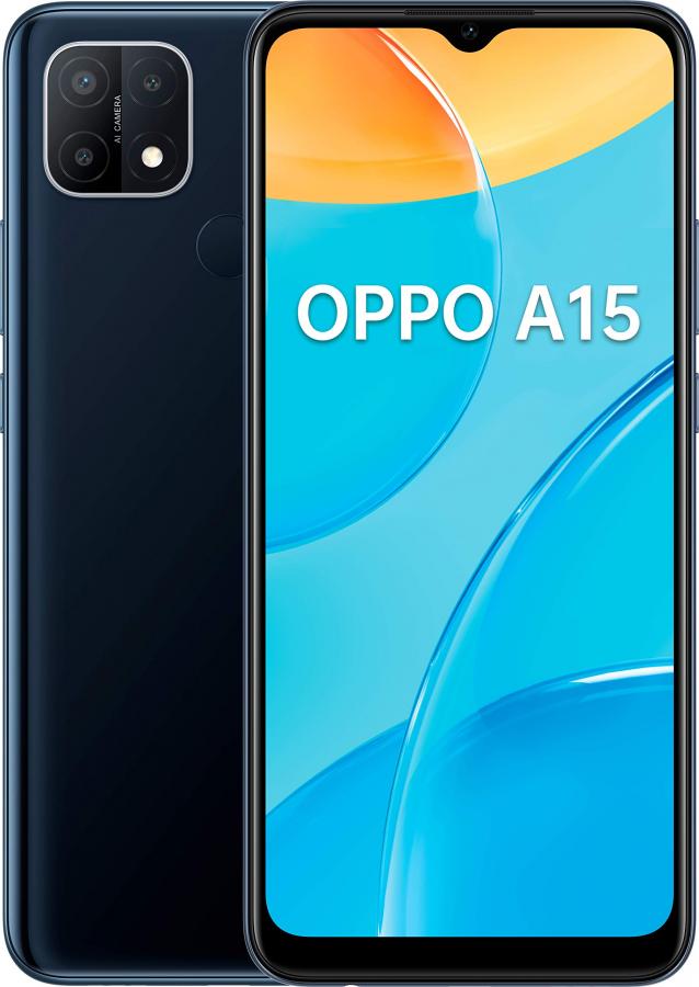 OPPO A15 Smartphone, 179g, Display 6.52