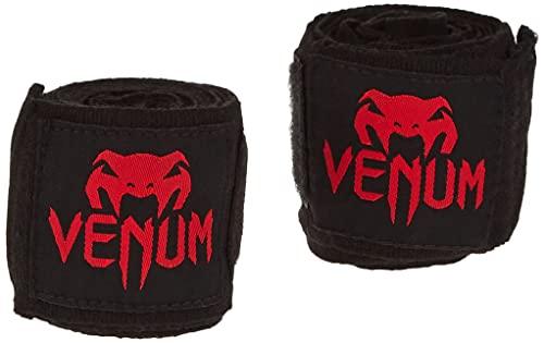 VENUM Kontact, Bendaggi da Box Unisex – Adulto, Nero/Rosso, 4m