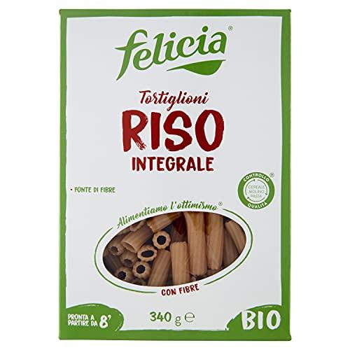 Felicia Tortiglioni Pasta di Riso Integrale - 340 gr