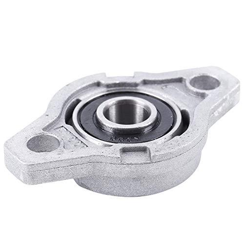 2PCS KP000 10mm DIAM FORO Self allinea verticale montato FLANGIA CUSCINETTO cuscino blocco 