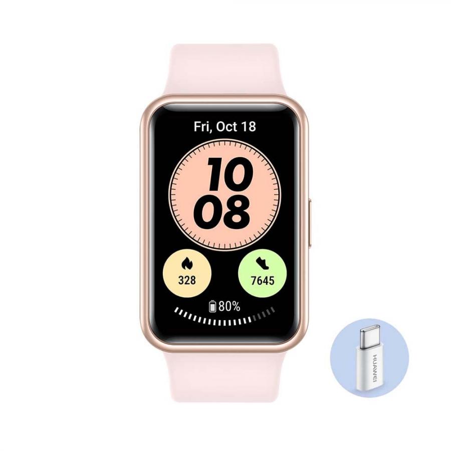 Huawei Watch Fit Smartwatch con Adattatore Huawei AP52, Display Amoled da 1.64