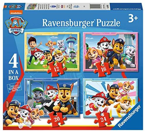 Ravensburger Paw Patrol - 4 Puzzle in a Box, Multicolore, 03065 1