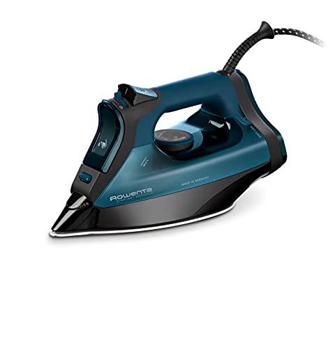 Rowenta DW7120 Everlast Anticalc Ferro da Stiro a Vapore, Sistema Anticalcare Protect & Clean, Potenza 2800 W, Nero/Blu