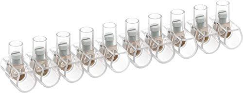 Arnocanali 100 Morsetti Unipolari in Stecche da 10 Poli , 1.5 mmq