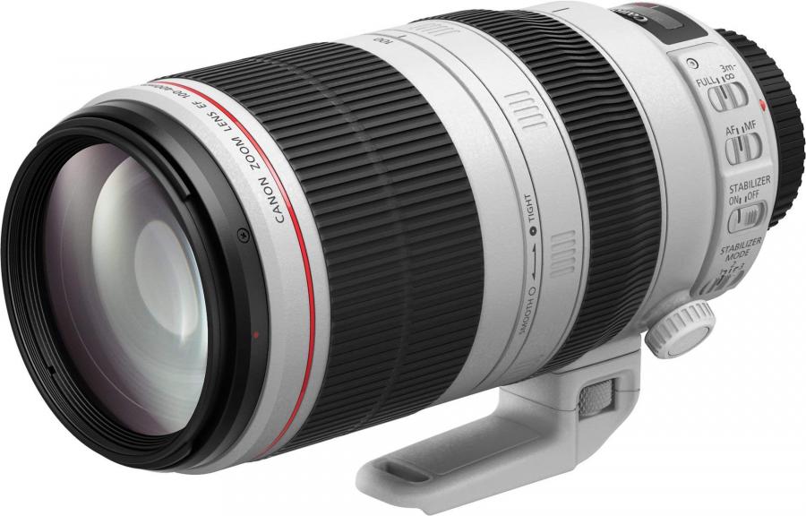 Canon Teleobiettivo, EF 100-400 mm f/4.5-5.6L IS II USM SLR, Nero/Bianco