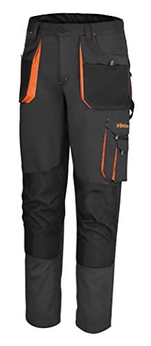 BETA 7900G Pantaloni da Lavoro Uomo con Tasche Laterali e Inserti Portaminuteria con Chiusura a Strappo, Taschino Porta Cellulare ed Inserto Porta Badge, Design e Vestibilità, Grigio
