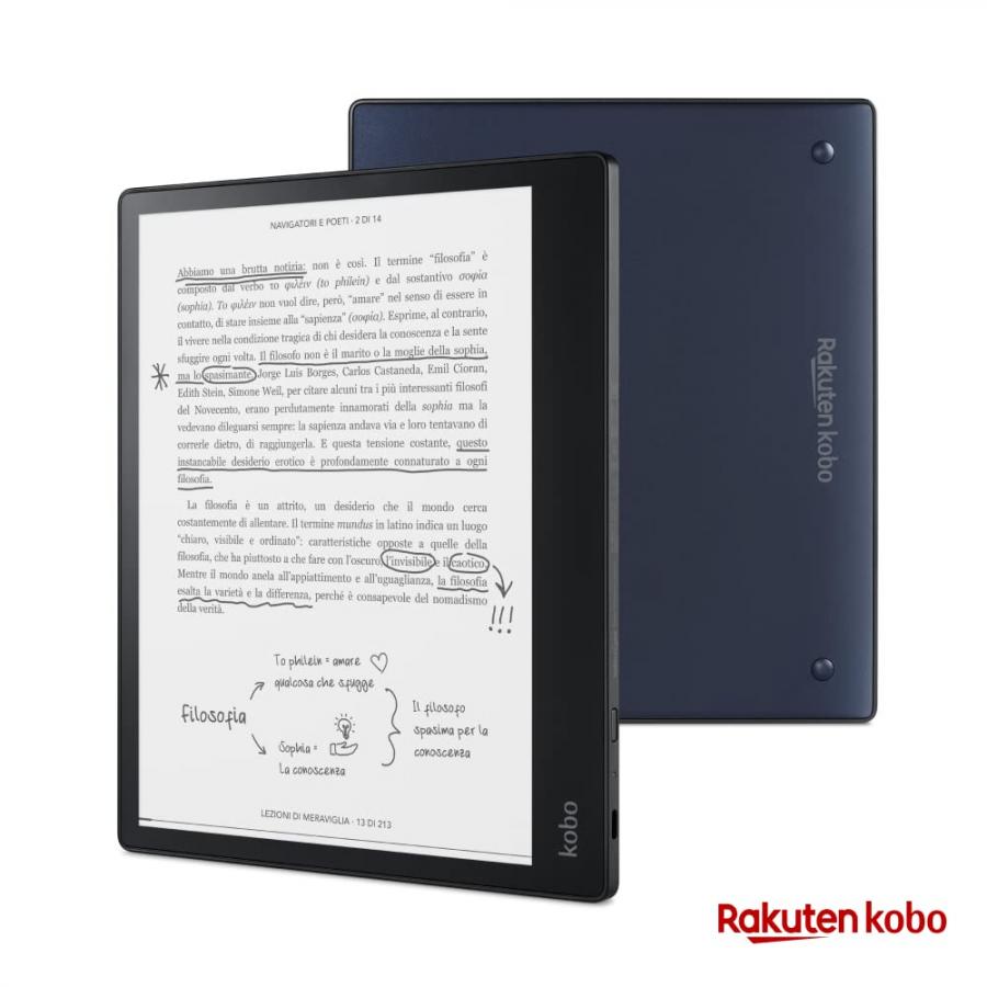 Pacchetto Kobo Elipsa eReader. Touchscreen antiriflesso da 10,3