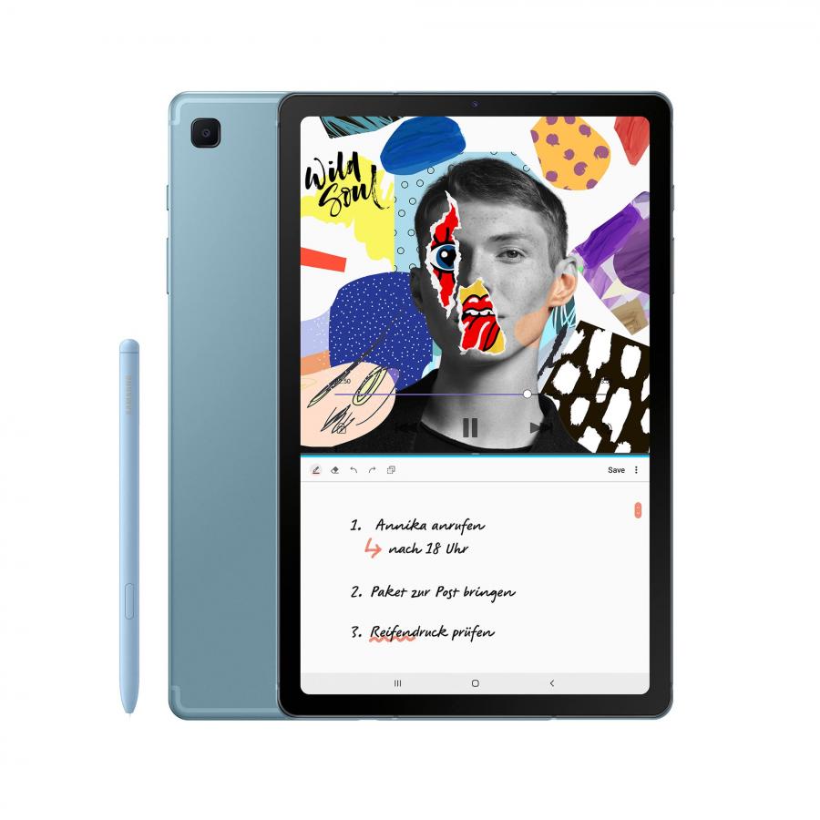Samsung Galaxy Tab S6 Lite (2022 Edition), display TFT da 10,4 pollici, 64 GB di memoria, LTE, tablet Android con S Pen, Angora Blue, incl. 36 mesi di garanzia del produttore [esclusiva su Amazon]