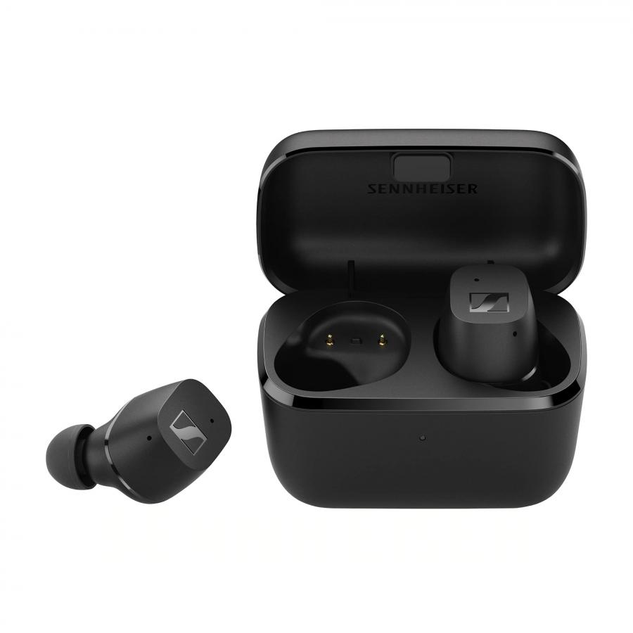 Sennheiser Auricolari CX True Wireless - Cuffie In-Ear per Musica e Chiamate con Cancellazione Passiva del Rumore, Controlli Touch Personalizzabili, Bass Boost, IPX4 e Durata Batteria di 27 ore, Neri