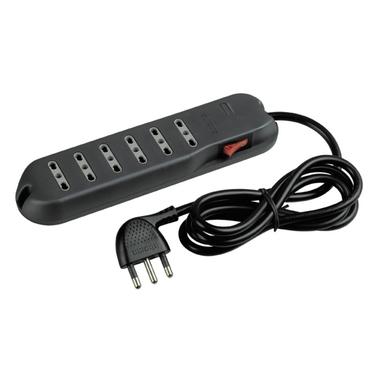bticino 3631GB prolunghe e multiple 6 presa(e) AC Nero