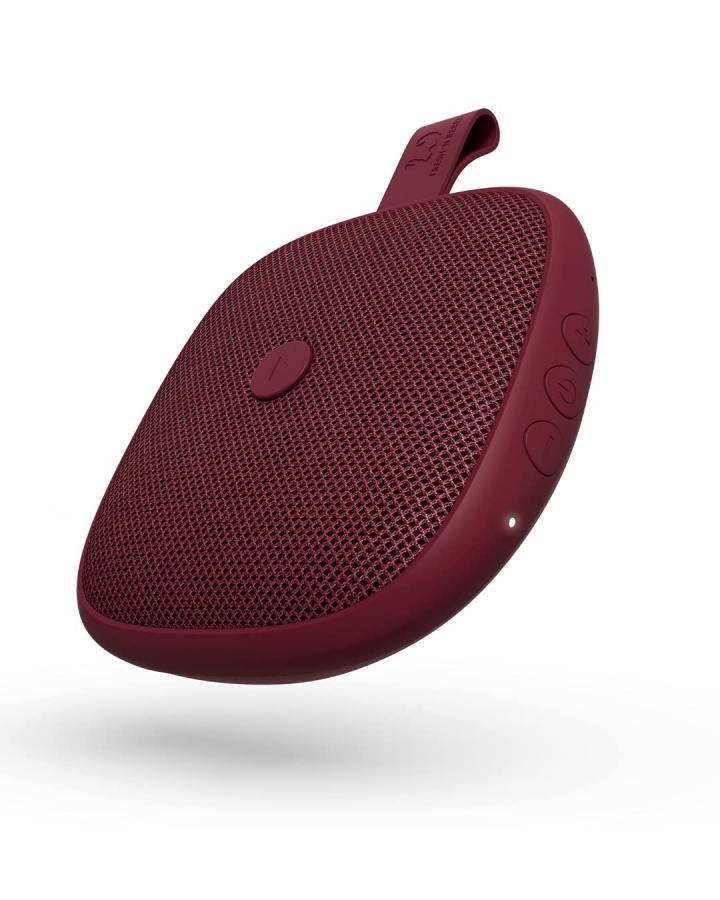 Fresh ‘n Rebel Rockbox Bold XS| Splash Waterproof IPX5 Wireless Bluetooth Speaker – Ruby Red