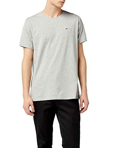 Tommy Jeans Original Jersey Maglietta, Grigio (Lt Grey Htr 038), XL Uomo