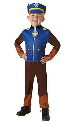 Rubies 630718 Paw Patrol Chase Costume per Bambini 2-3 anni, Altezza 98 cm