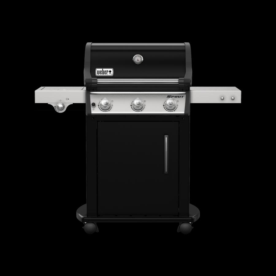 Barbecue a Gas 3 Bruciatori da Esterno BBQ da Giardino con Coperchio Ruote 2 Ripiani laterali - 46712229 Spirit E-325 GBS