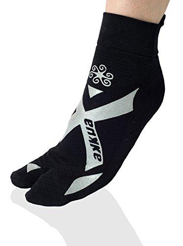 R-evenge Calze Sport Tmix One Finger Nero/Argento EU 42-45