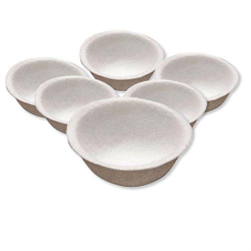 Happyzoo - Nido in feltro per allevamento canarini, diametro 10 cm, confezione da 6 pezzi