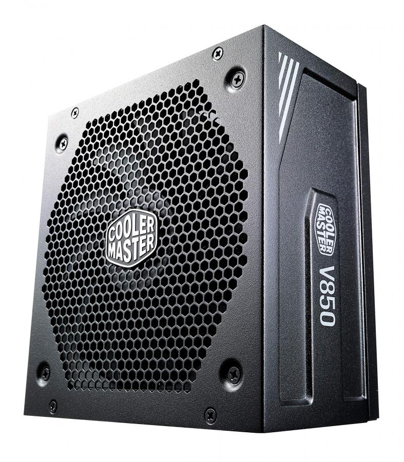 Cooler Master Alimentatore V850 Gold V2, Presa EU 850W, 80 PLUS Gold, Completamente Modulare, Alimentatore ATX, Ventola FDB Silenziosa 135mm, Modalità Semi-Fanless, Black Edition